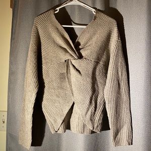 Ultra soft knot back sweater - NWT